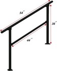 Hand Rails For Outdoor Steps 4 Step Stair Railing Kit