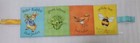 Peter Rabbit Fabric Cloth Book Accordion Soft Cover Vtg Toddler Beatrix Potter  