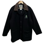 Vintage 90s Tales From The Crypt Cast   Crew Jacket Wool Leather Chore Roots Xl