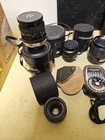 Lot Of Vintage Camera Lens Various Sizes   Brands  Not Tested Pieces  Parts Only