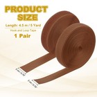 Sew On Hook And Loop Tape 3 4 Inch Nylon Fastener Strips 5 Yards Brown