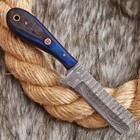 Custom Handmade Damascus Steel Fix Blade Bull Cutter Knife Full Tang Tactical