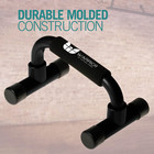Pushup Bars - Upper Body Core And Chest Strength Fitness Training Stands - Angle