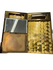 Kaycraft Lipstick Compact Case Lighter Purse Vintage Minaudiere Mother Of Pearl
