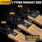 Jtweb 15pcs Titanium Oscillating Saw Blades  Multitool Blades 