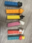 Vintage Pez Dispenser Lot Of 6 Mr  Ugly Garfield Mickey Santa No Feet