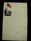 Civil War Letter Soldiers Funeral Camp Mcclellan Dc  1861