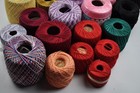Vintage Lot Of 30 Colorful Crochet Embroidery Thread New And Used