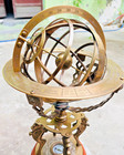 18  Nautical Brass Armillary Sphere Engraved Antique World Globe Vintage Decor