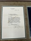 John J Pershing Signed Letter Jsa Loa Custom Framed 1938 Military General