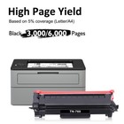 Tn760 Toner Cartridge For Brother Tn730 Hl-l2395dw Mfc-l2710dw Dcp-l2550dw Lot