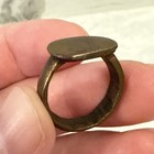 Rare Ancient Roman Heavy Bronze Ring Circa Ii - Iii Ad  Size 7 5 Estate Find