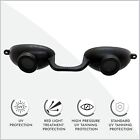 Super Sunnies Evo Flexible Tanning Bed Goggles Uv Eye Protection Black Glasses  