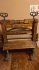 Antique Brighton  110 Clothes Laundry Wringer Wood Hand Crank Roller