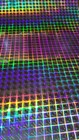 Black Plaid Pattern Holographic Diffractive Sign Plotter Vinyl Film