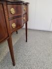 Councill Craftsman Hepplewhite Buffet Sideboard Serpentine Inlaid Brass Galley