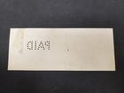 1893 The Indianapolis National Bank Receipt Bank Check