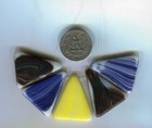 African Trade Beads Vintage Antique Czech Glass Drop Pendent Mali Wedding Beads