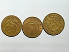 1938 1943 1950 Guatemala Un Centavo De Quetzal Coins Lot Of 3