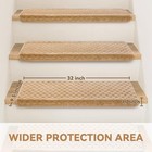 Bullnose Stair Treads Non Slip 9 5  X 32   14 Pcs Carpet Stair Treads For Wooden