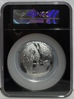 2019-p 5 Oz  Silver Apollo 11 50th Anniversary Silver Coin Pf70 Ucam Fdi  C duke