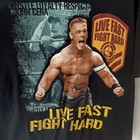 Wwe Authentic John Cena Live Fast Fight Hard Graphic T-shirt Black Xl
