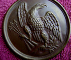 Civil War Union Eagle Breast Plate Excavated  port Hudson 
