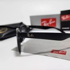 Ray-ban Rb2140 Wayfarer Sunglasses 50mm Frame Glossy Black Frame Gray Glass Lens