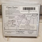 Closet Clarity Baby Closet Dividers Blue   Brown Dasmask Closet Divider Set