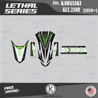 Graphics Kit For Kawasaki Klx230r 2020 2021 2022 2023 Lethal - Green-shift