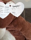 2004 Ty Pluffies Dangles Monkey Brown Plush Stuffed Animal 15  Large