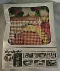 Vintage Christmas Girl W  Wreath Wonder Art Stitch  n Latch Kit No 4501 Sealed