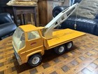 Tonka Vintage Pressed Steel Crane Truck Yellow White Toy