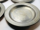 Set Of 4 Vintage Wilton Queen Anne Pewter 7    Plates Rwp The Wilton Co