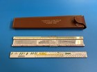 Foxboro Flow Slide Rule In Leather Case