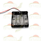 Aa Battery Holder Case Box With Wire Leads For 4x Series Aa Batteries 6v Us