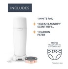 Diaper Genie Complete White Diaper Pail With 1 Refill