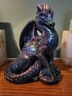 Windstone Editions - Pena 1986 - 9  Blue Peacock Dragon Male - Retired