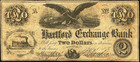 In  2 The Hartford Exchange Bank Indiana Sept 1  1858 Haxby In-220 G4a