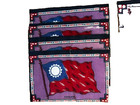 Antique Tobacco Cigar Box Felt Flannel Flags Lot Of 18 C 1910 -1930
