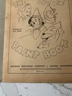 Rare  1939 Wizard Of Oz Paint Coloring Book  L  Frank Baum Semi Used  