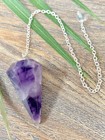 Amethyst Pendulum Crystal Dowsing Pendulum Reiki Chakra Stone Metaphysical Tool