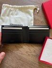 Salvatore Ferragamo Black Leather Wallet  New With Tags
