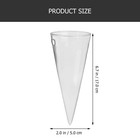 2pcs Glass Wall Vase Hanging Planter Hydroponic Clear Glass Vase For Indoor P   