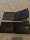 2 Men   s Alpine Swiss Genuine Leather Wallets 