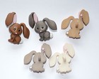 Hop Hop    Easter Bunny Rabbit Shank Buttons   Jesse James   Dress It Up