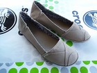 Crocs Angeline Walu Canvas Molly Lina Busy Day Loafer Flat Shoe brown w 8 nwt
