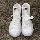 Nike Blazer Mid 77 Sneakers Youth Size 6 5 Y White Black High Top Vintage Shoes