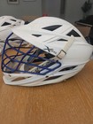 Cascade Xrs Lacrosse Adult Helmet White W  Blue Face Mask