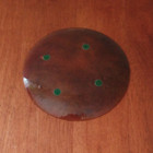 Vintage Norman Brumm Copper Co Enamel Dish Seagull Made In Montana Usa 6  Round